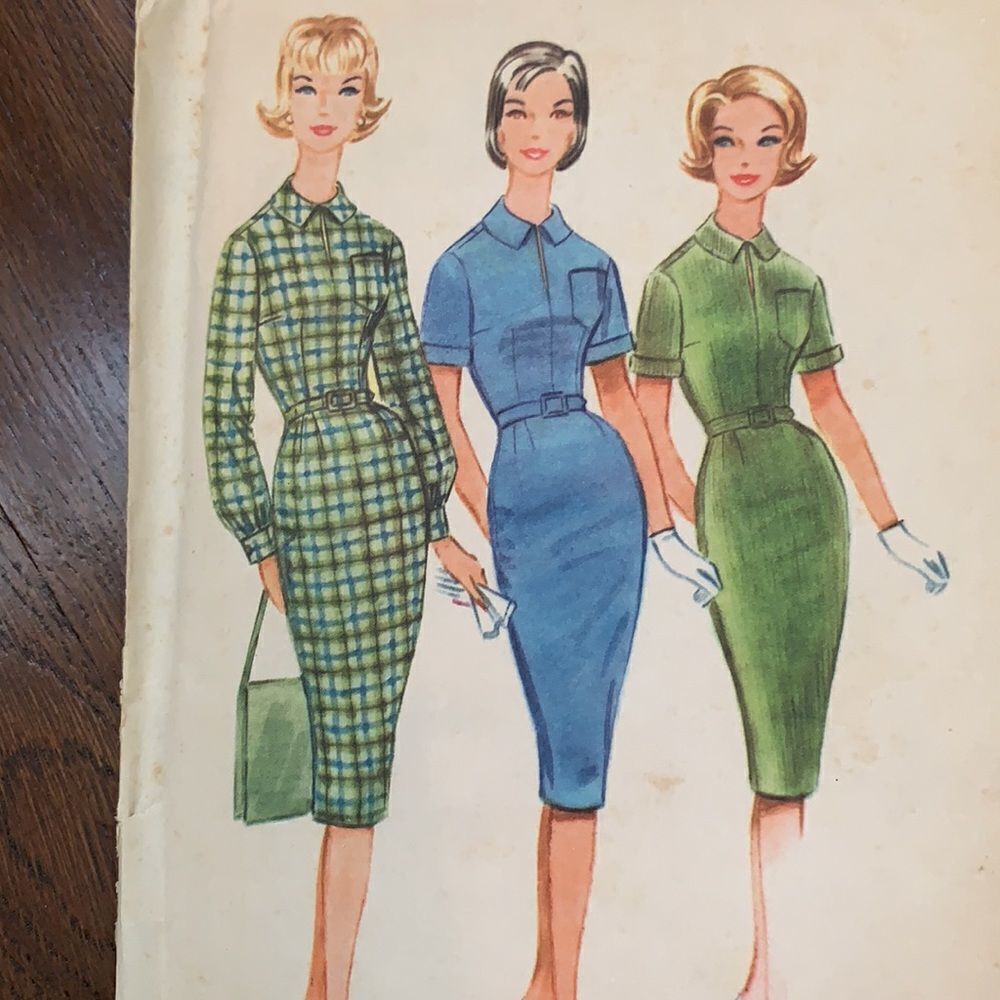 Vtg McCall’s proportioned dress pattern from 1960 - Picture 2 of 6